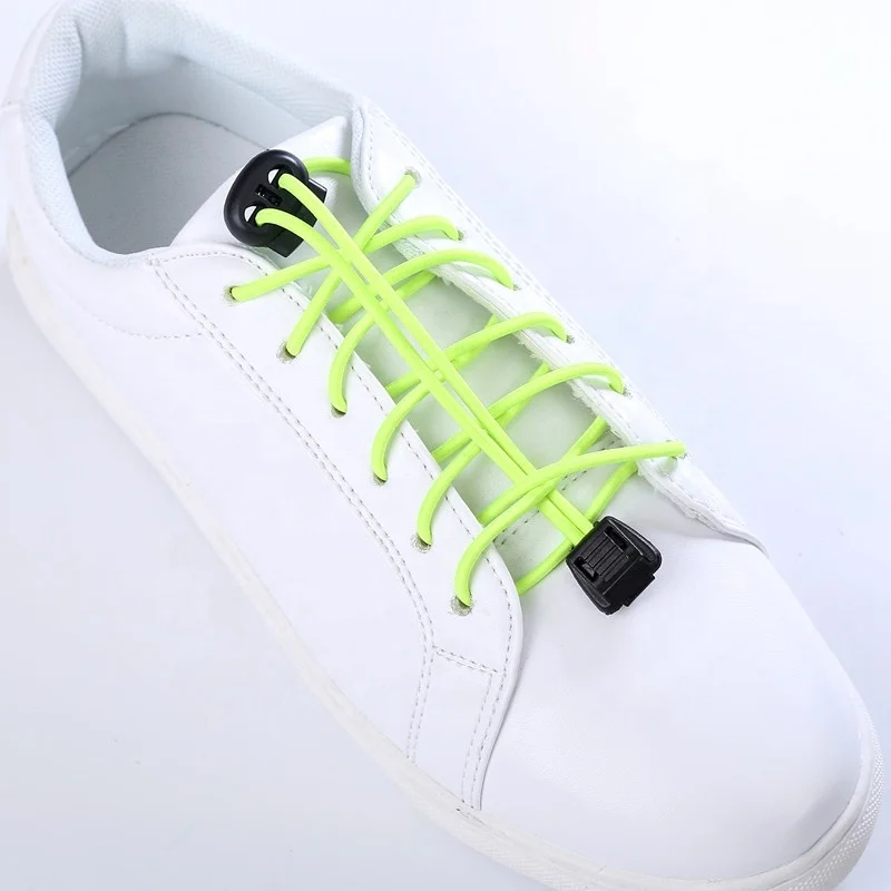 Бесплатный образец без завязывания банджи шнурок кружевные замки для обуви