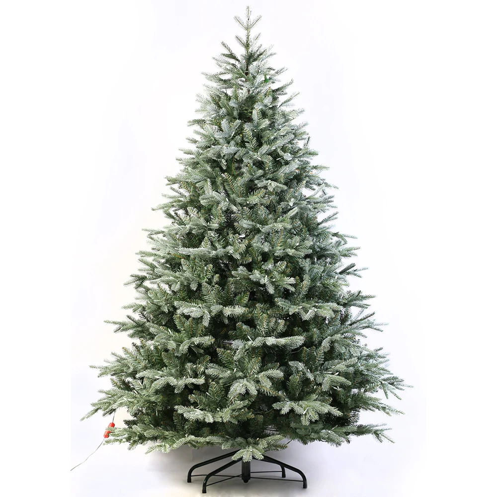 Factory hot sale PE tree PVC mixed pre-lit Christmas Tree Arbol de Navidad  6FT/7FT/8FT  Factory Customization Christmas Trees
