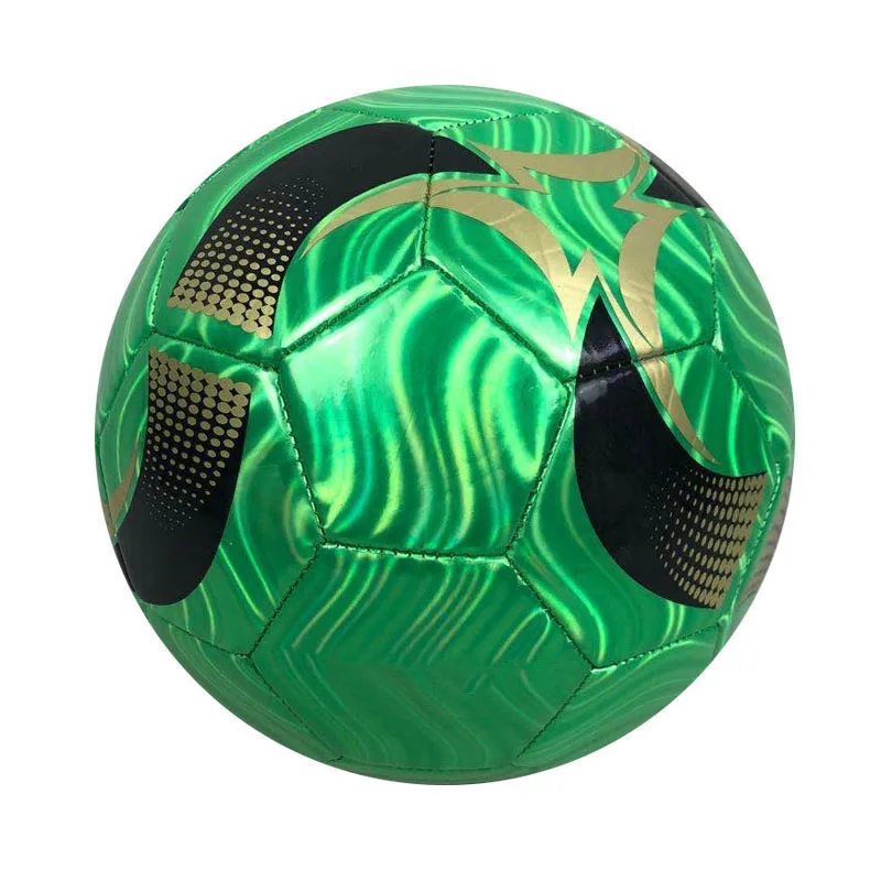 Baby educational toy  mini size two metallic shiny leather corn pattern soccer ball