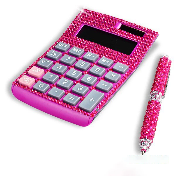 Customer Design Rhinestone Diamond Promotional Clipboard With Calculator Manufactory|Factory|Exporter
