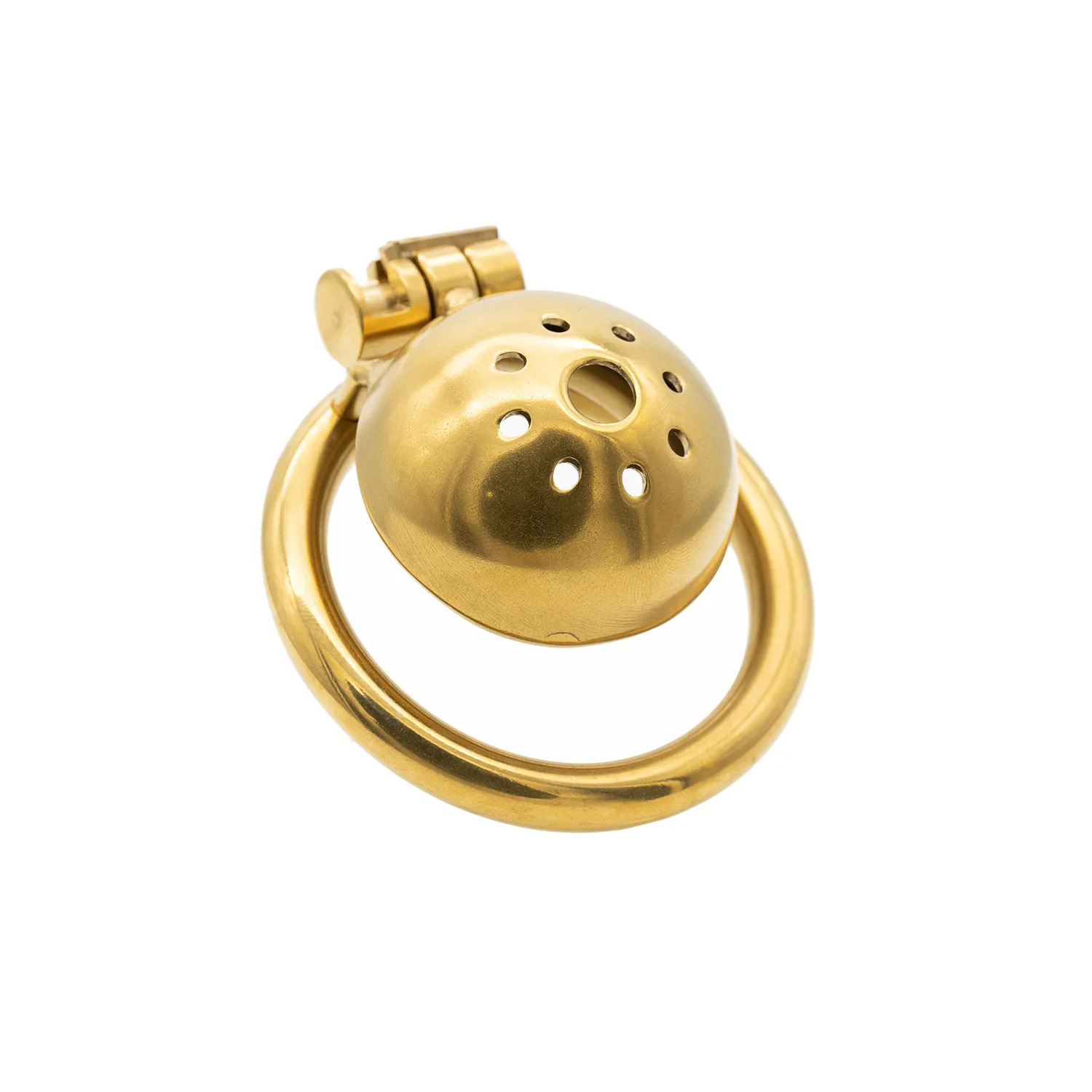 Stainless Steel Small Size Cock Cage Male Chastity Device Penis Lock Sex Tool  Desire Control Ring