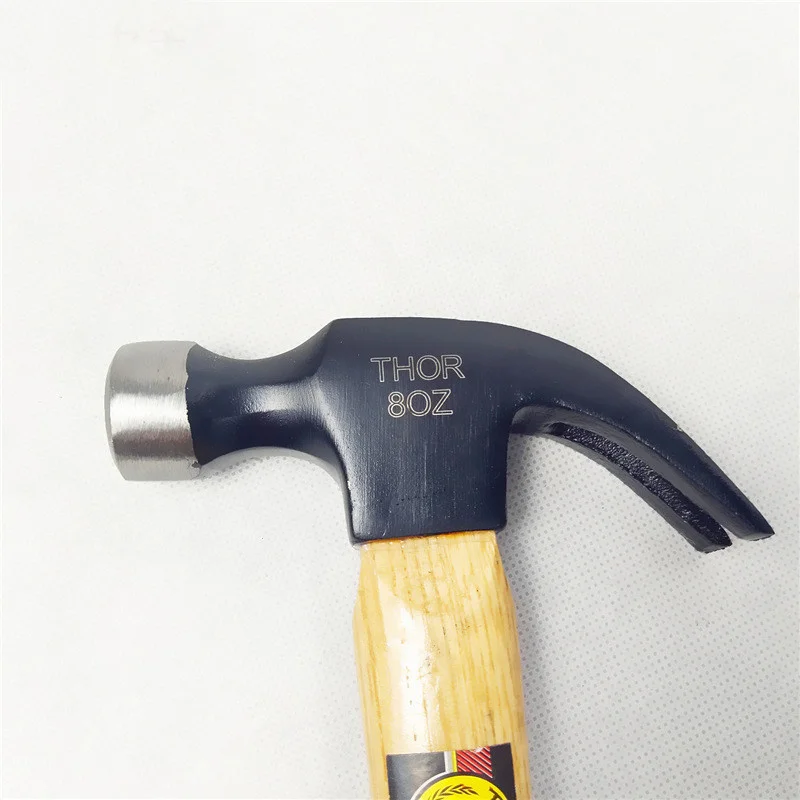 Высококачественный ручной инструмент 16 унций, молоток с деревянной ручкой