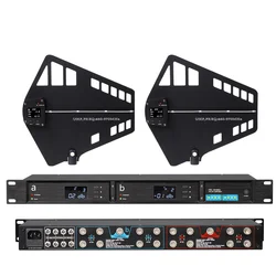 UA868 UA80-A2021 UHF Wideband Antenna Splitter 450-1000MHZ RF Signal Antena Directional BNC-BNC Coaxial Cables 16Grounps