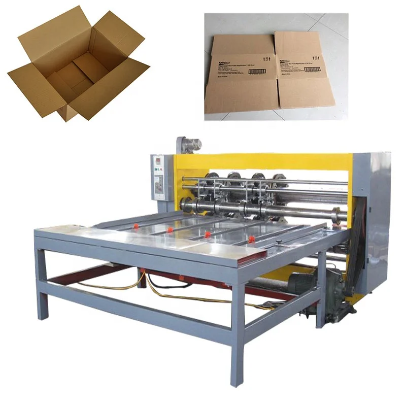 Rs4 rotary slotting corrugated carton box making machine