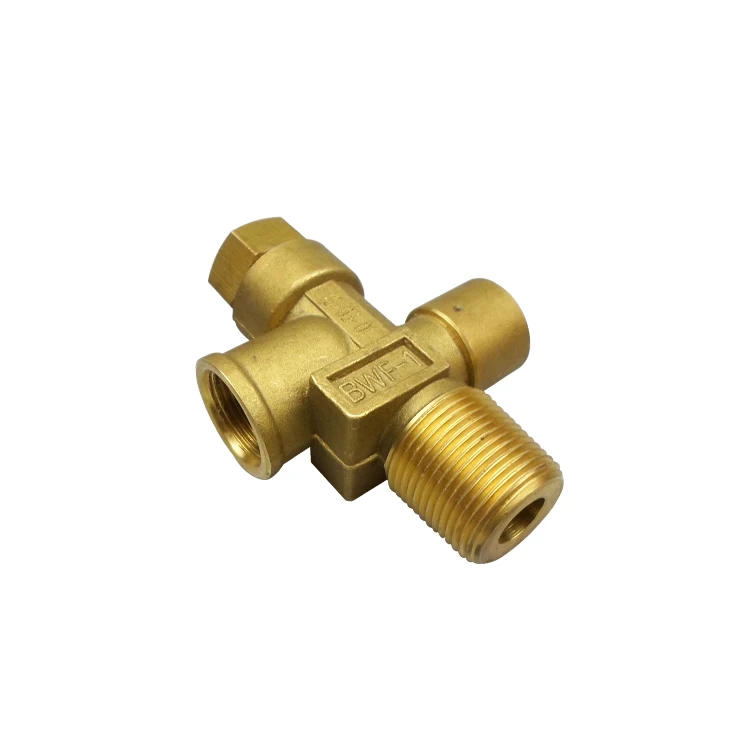 
Made in China high quality gas bottle head valve liquefied gas brass safety shut-off valve 