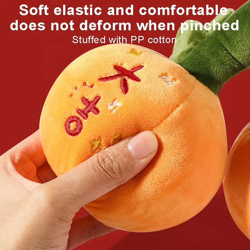 Customizable plush toy tangerine shape cuddly doll simulation orange good quality stuffed soft plush toy for car home decoration