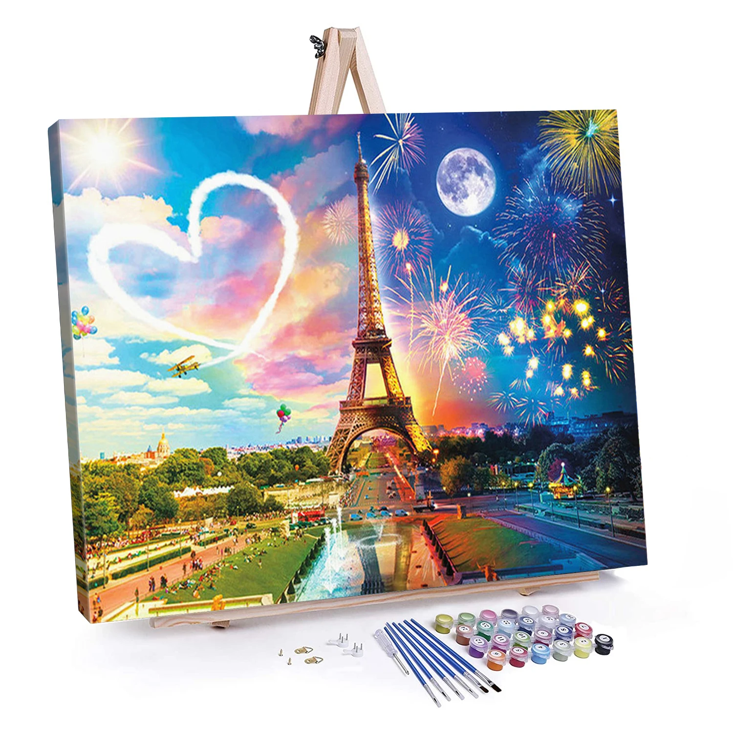 Custom oil painting by number kit on canvas for adults 40x50cm wall art diy painting by numbers