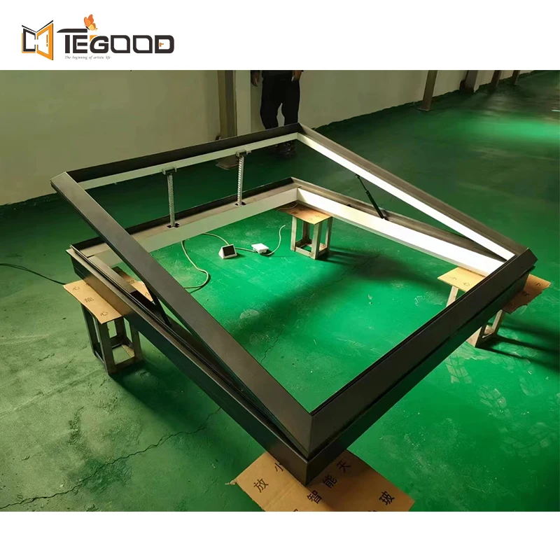 Premium Durable UPVC Double-Glazed Automatic Skylight Roof Window with UV Protection for Modern Homes
