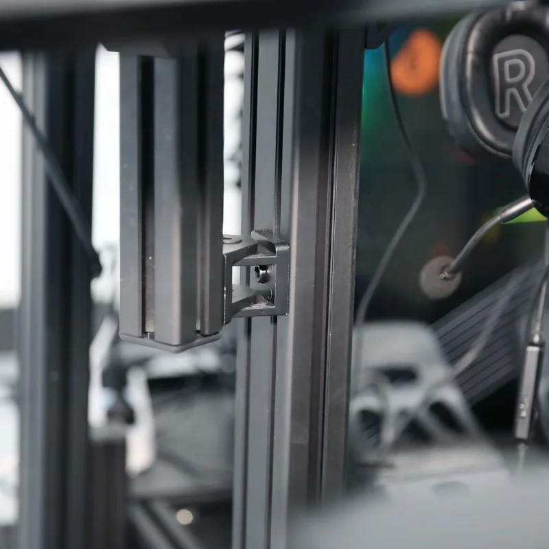 Wholesale custom 4080 40120 black anodized motion vr aluminum sim rig racing cockpit diy home flight gaming simulator frame kit