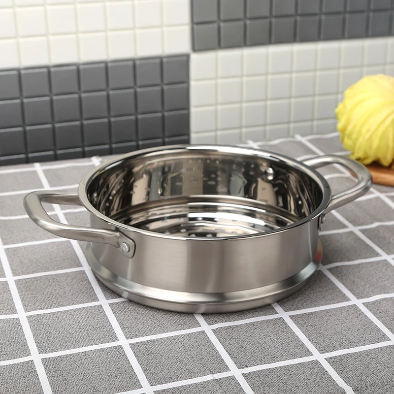 Hot Sale Industrial 9 qt Stainless Steel Non-stick Stock Pot with Lid and Steamer