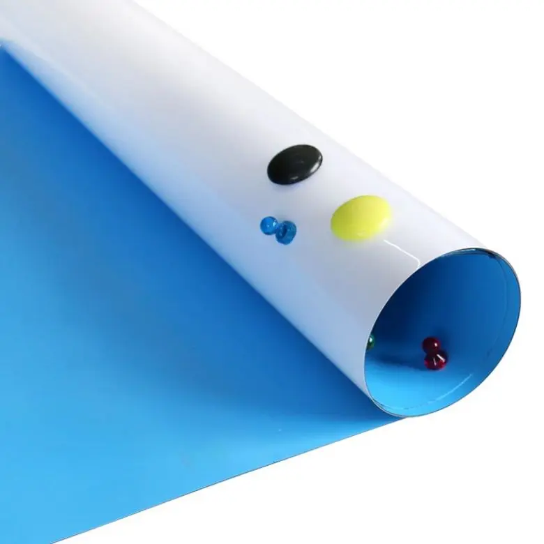 High Quality Large Self Adhesive PET Film Dry Erase Magnetic White Board Whiteboard Sticker