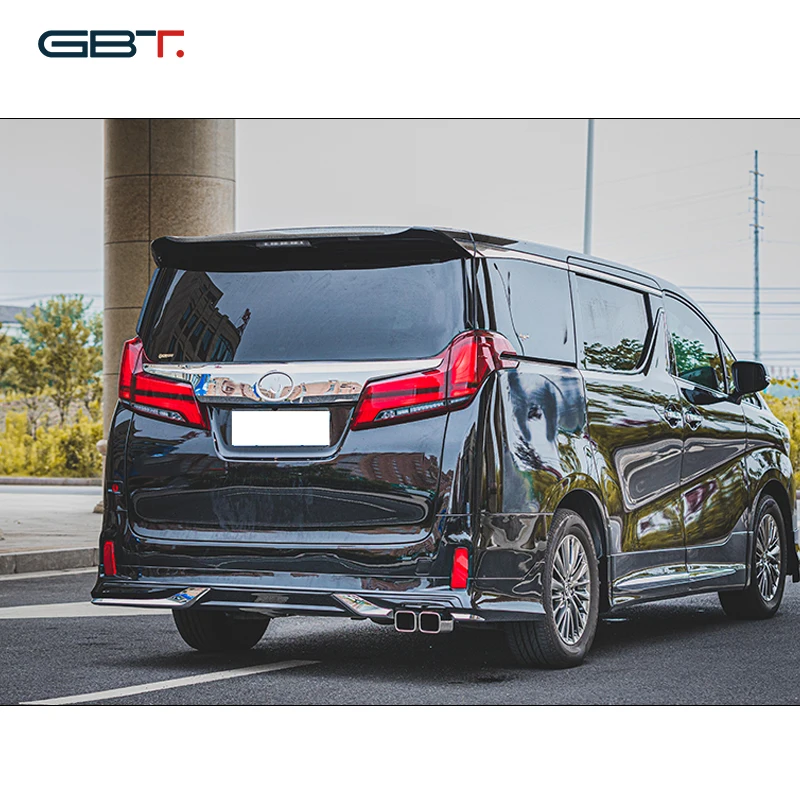 GBT Plastic for Vellfire 2020 facelift conversion parts bodykit for Vellfire 30 series car bumper set upgrade to modellista