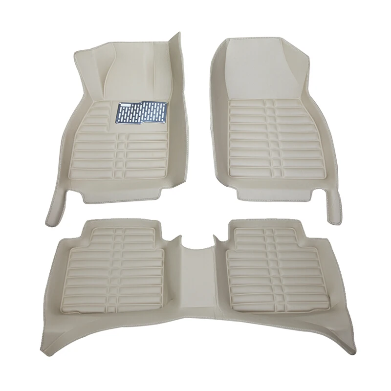 
All Weather Single Layer Full Covered Luxury XPE Leather Waterproof Vehicle Car Floor Carpet 