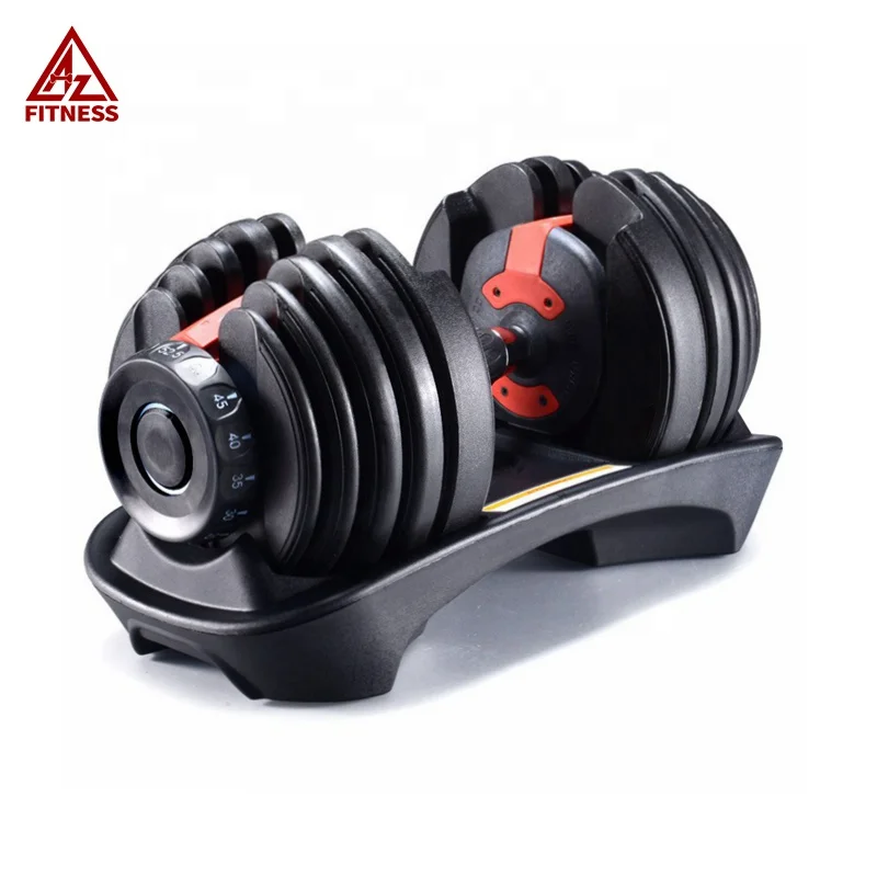 Power Exercise China 552 Gym Equipment Iron Set Fitness Free Weight 24 Kg Cheapest Automatic 52.5 LBS 24kg Adjustable Dumbbell