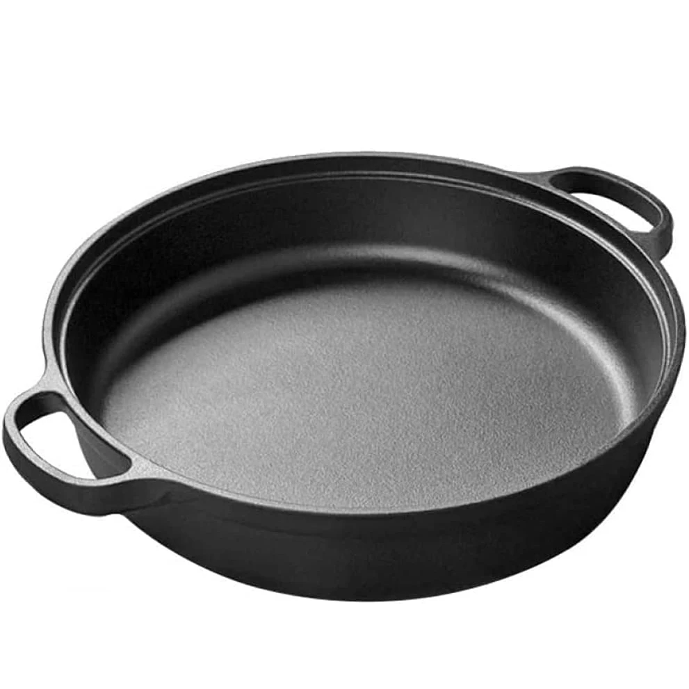Factory Outlet Price Induction Frying Wok Serving Dish Cast Iron Frying Pan Skillet Pan