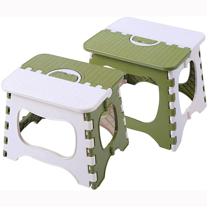Folding Step Stool-11 Height Lightweight Kick Stool. Foldable Stool for Kids