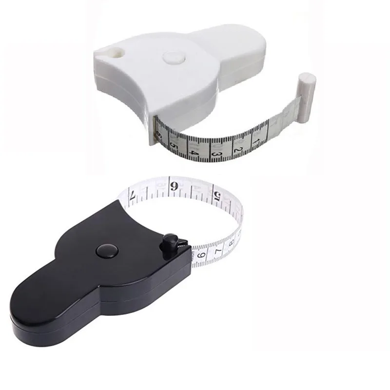 Centimeter-inch BMI automatic shrinking tape measure waist circumference ruler handle torch Y ruler soft ruler tape measure thre