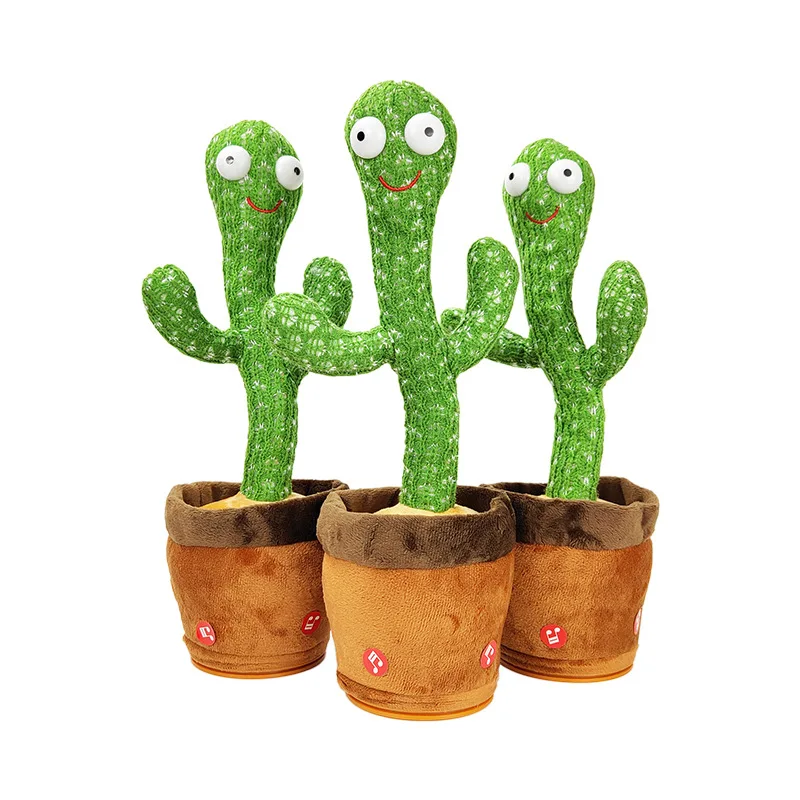 kid gifts funny dancing cactus plush toys