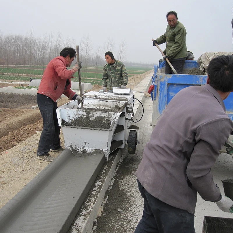 Concrete Slipform Paver 0-3m/min Gutter Machine