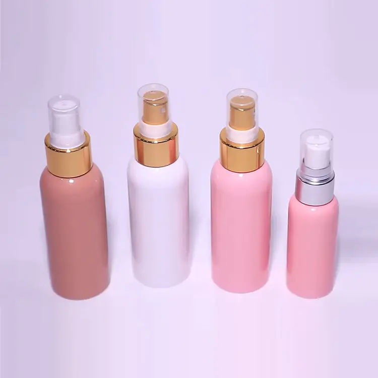 Custom PET Plastic Fine Mist Cosmetic Skincare Spray Bottles For Body Face With Logo 30ml 50ml 60ml 100ml 200ml 250ml 300ml