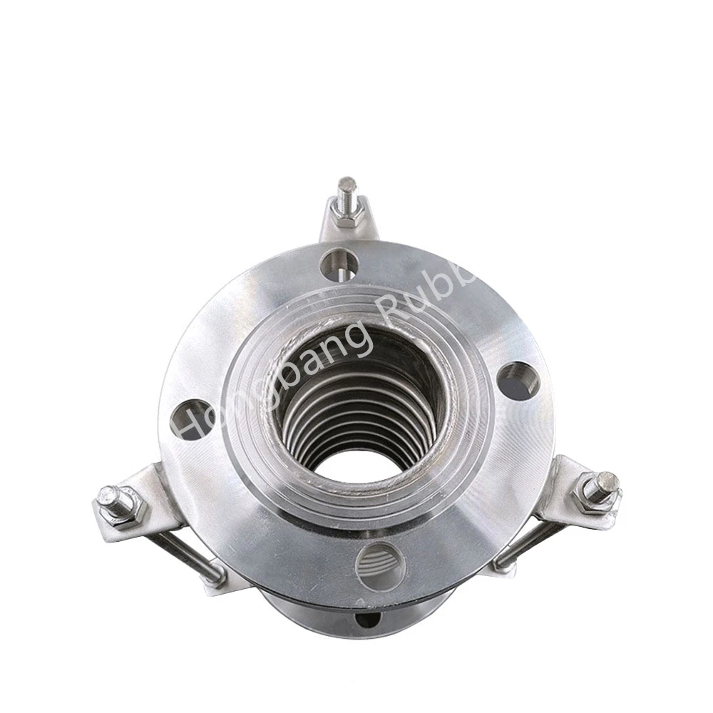 Compensator metal hose bellows flange connection metal compensator stainless steel bellows hose