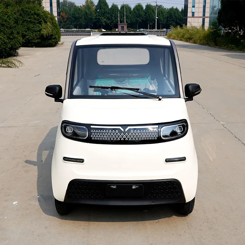 Новый автомобильный четырехколесный электромобиль 1000 Вт полностью закрытый с круглой ручкой рулевого колеса для пожилых людей