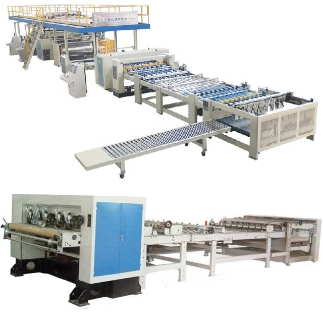 Двухслойная машина для резки гофрированной бумаги с одним лицом, штабелеукладчик от Dongguang Luyuan Carton machine Manufacture Ltd