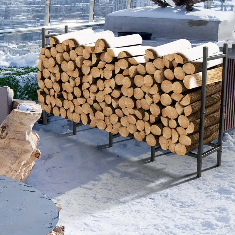 High Quality Log Rack Made of Steel Firewood Rack Firewood Holder Wood Holder for Indoor and Outdoor Use