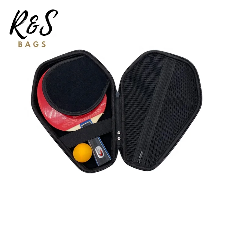 Custom Waterproof Hard Ping Pong Bat Bag Pong Pong Paddle Cover EVA Table Tennis Racket Case
