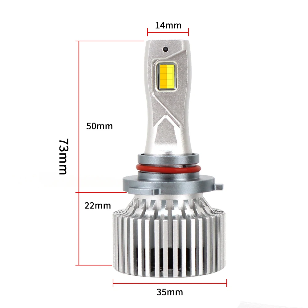 Three color led headlight White  High low beam  h4 h11 V9T 200w 40000lm far-near integrated color-changing headlight fog lamp
