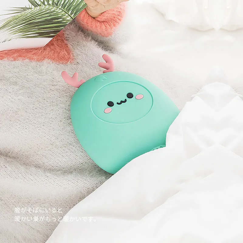 Hot Water Bag Cute Lovely Fancy Hand Warmer with Food Grade Silica Gel 2020 Portable Silicone Hand Warm,feet Warm 200*130*55mm