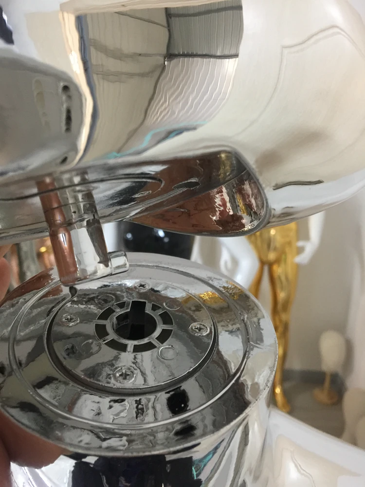 Silver Nude Female Full Body Male Plastic Electroplate Abstract Chrome Mannequin