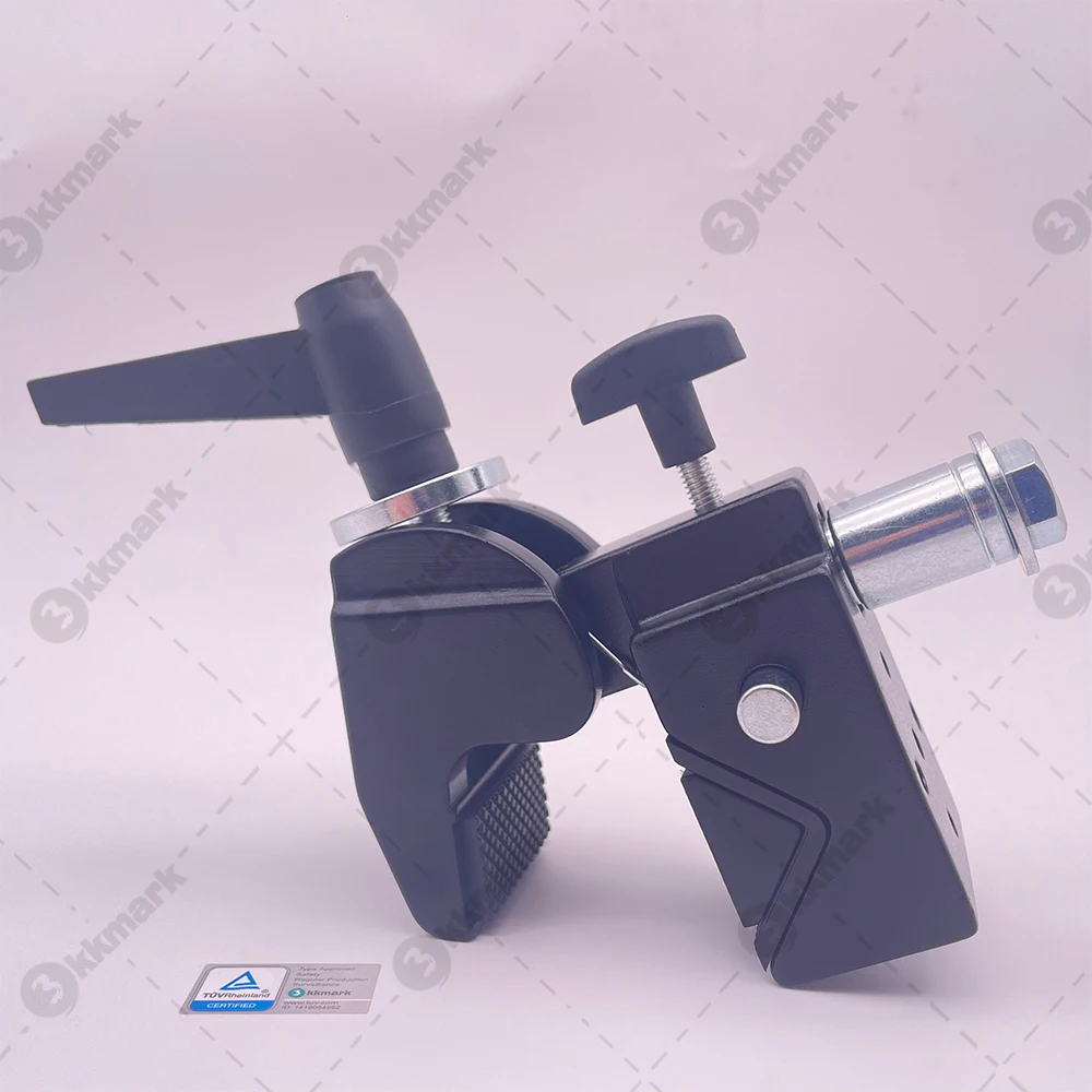 Kkmark5019 20-51mm Steel Core Photo Studio Multi Function Connection Clip Super Rock Solid Master Clamp with Stud Spigot