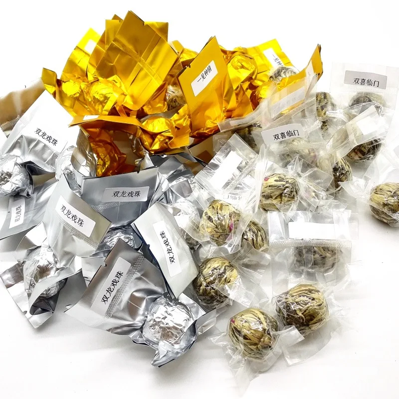 Wholesale high quality hand made  pure natural health flower tea  blooming tea ball flower flavor tea