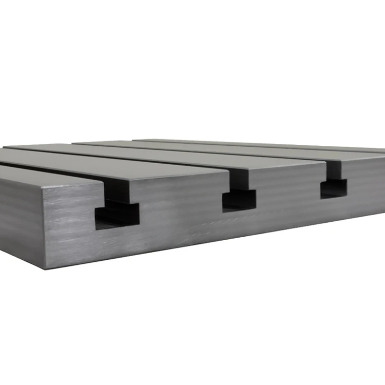 Cast iron t-slotted floor adjustable welding table plate measuring tool