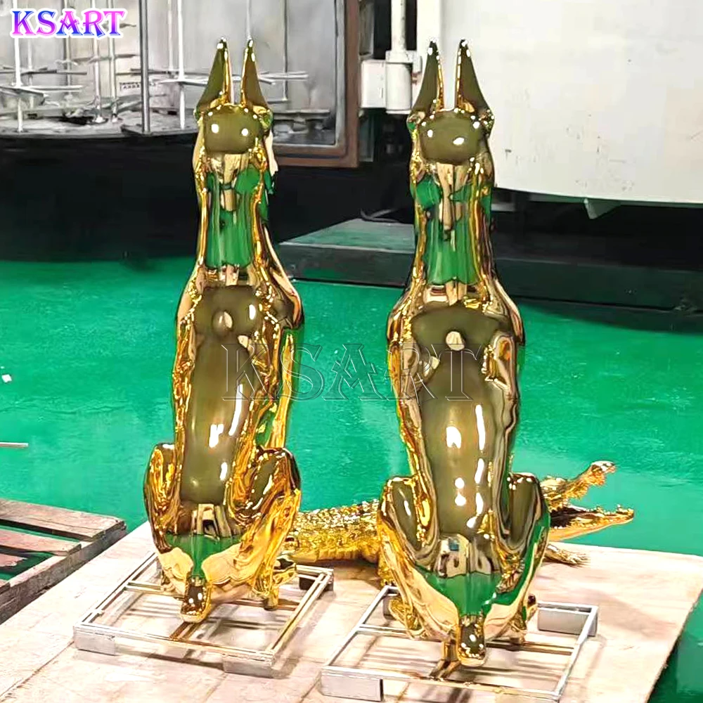 Tiger head ornaments props Museum exhibition custom tiger head sculpture glass fiber decoration resin crafts