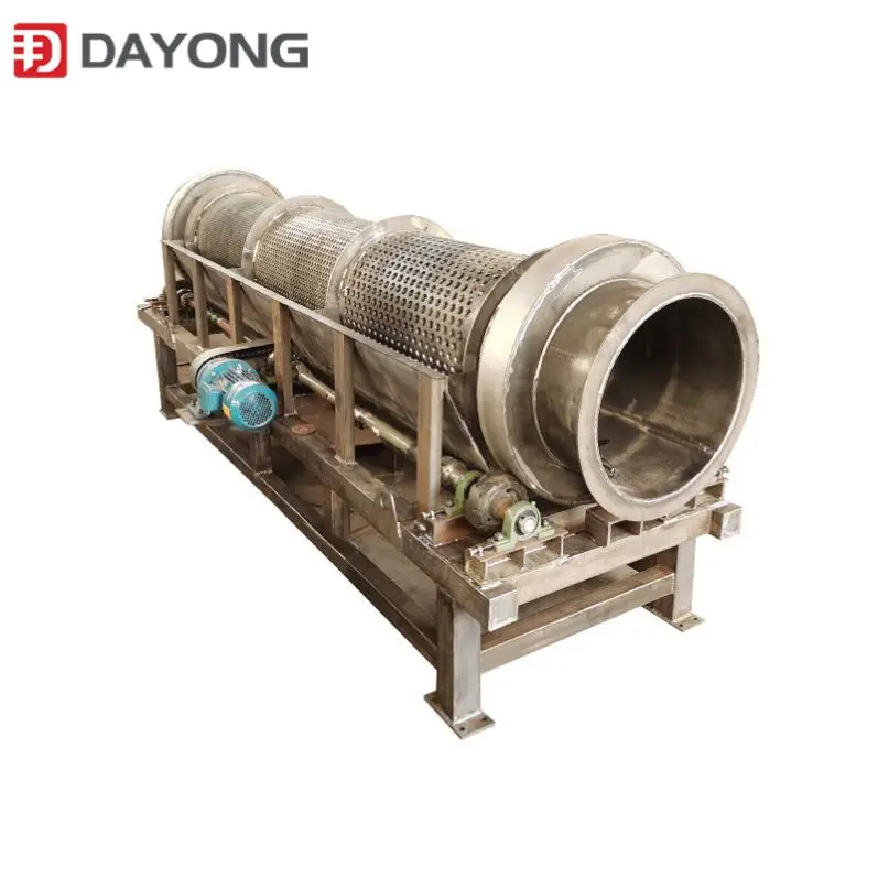 Sand vibrating screen separator / Roller Screen / Sawdust screening machine