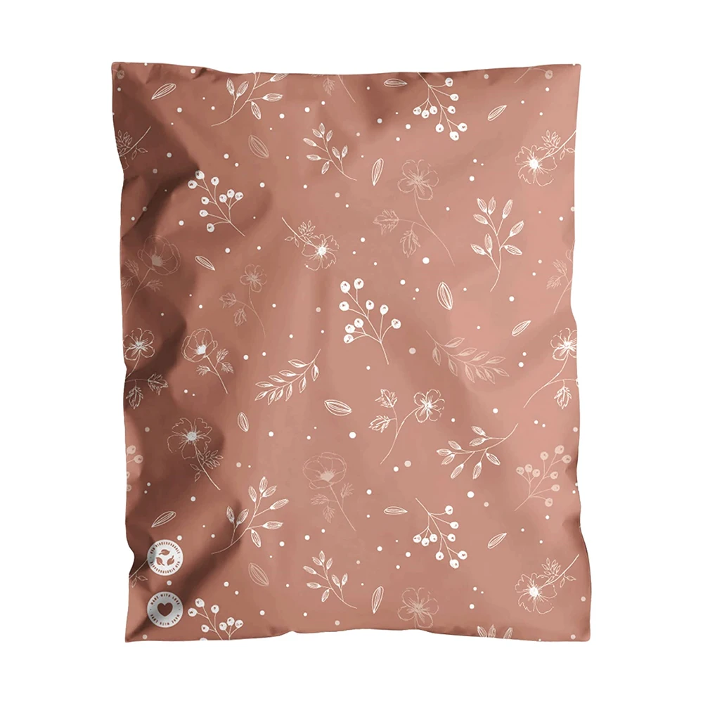 Hot selling wholesale 100% biodegradable sustainable cornstarch ecofriendly disposable fashion compostable colorful mailing bags