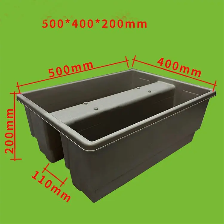 Large Rectangular Resin Plastic Flowerpot Riding Style Balcony Garden Planter For Home Planting Design