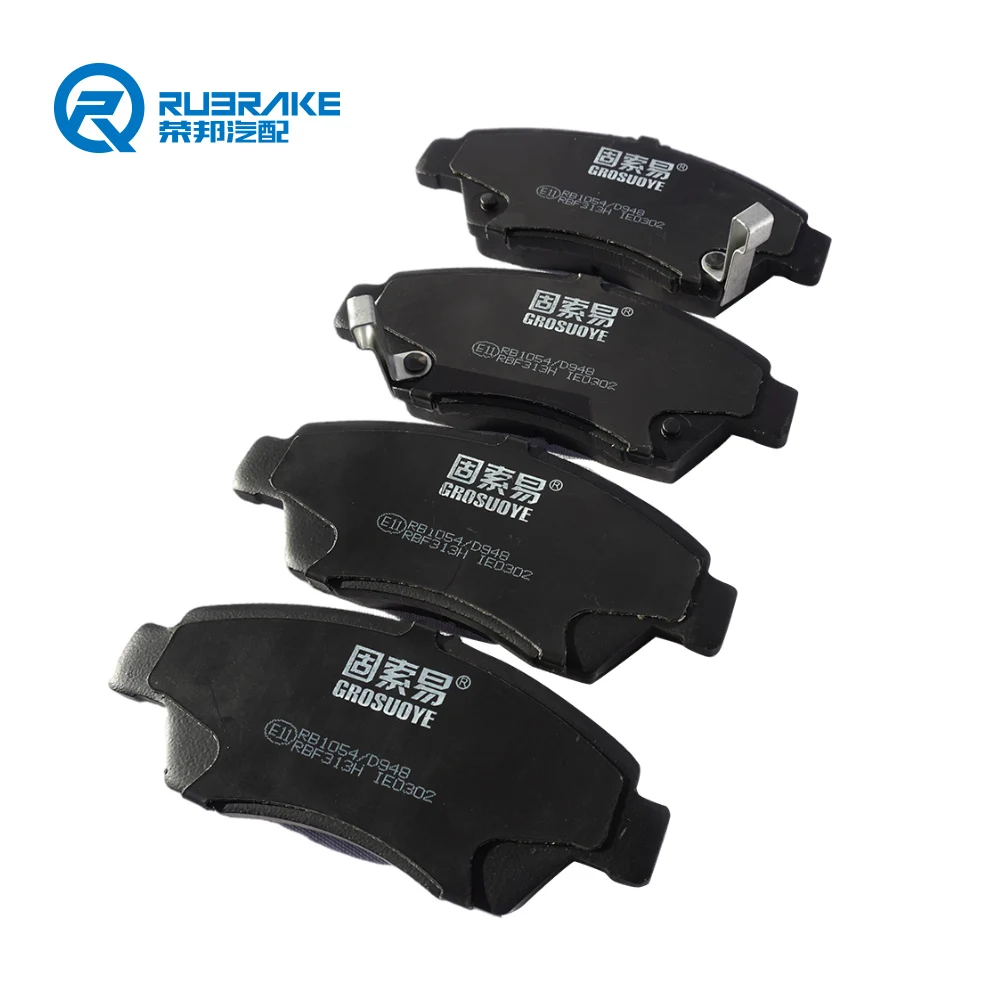 RUBRAKE Top quality D948 car auto parts front ceramic motorcycle brake pads for HONDA