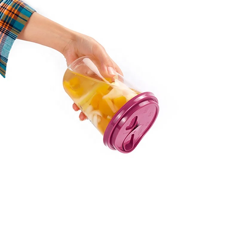 90mm diameter plastic PP cup lid with stopper plug