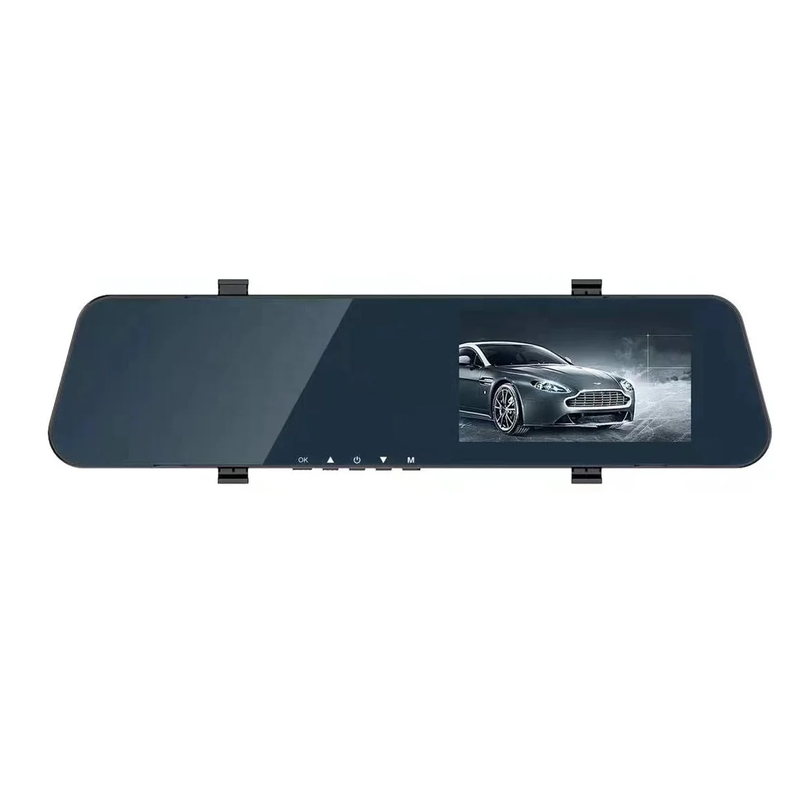 4.3' 2K Dual Camera front and rear DVR dash cam rearview Reverse  G-sensor Mirror 1080P Car Dash Cam Car Black Box for cars