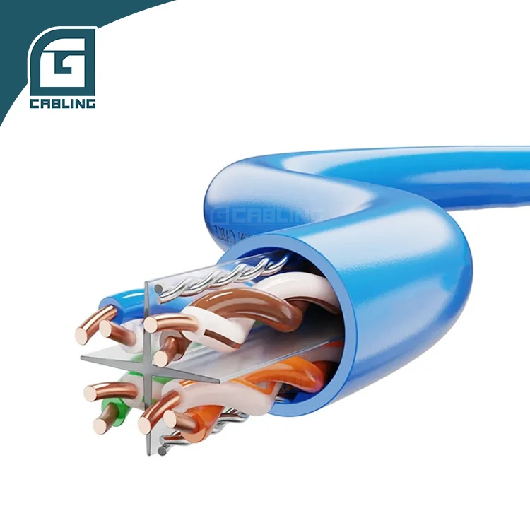 Gcabling Zhejiang China utp cable cat6 price 305m cat6 intercom cable utp cat 6 100% cobre lan cable