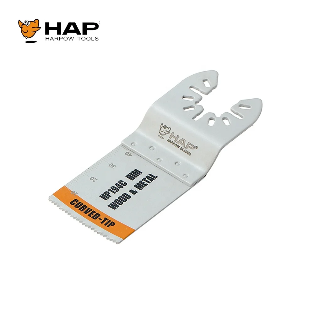 Oscillating Blade Curved 34MM Width Bi-Metal Multi Tool Blades Wood and Metal Professional Arc Blade