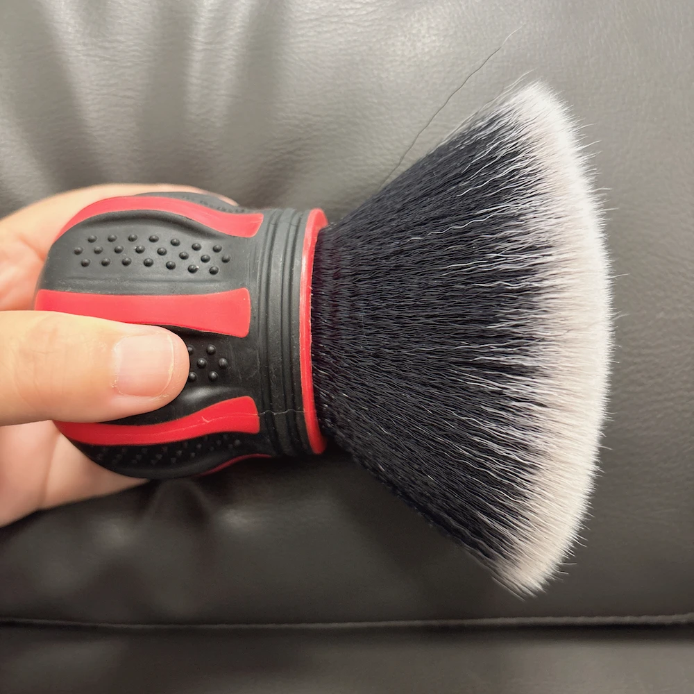 Large Size Car Tyre Wheel Rim Detailing Brush Ready to Ship Red Blue Soft Piles Car Cleaning Car Caring Brush