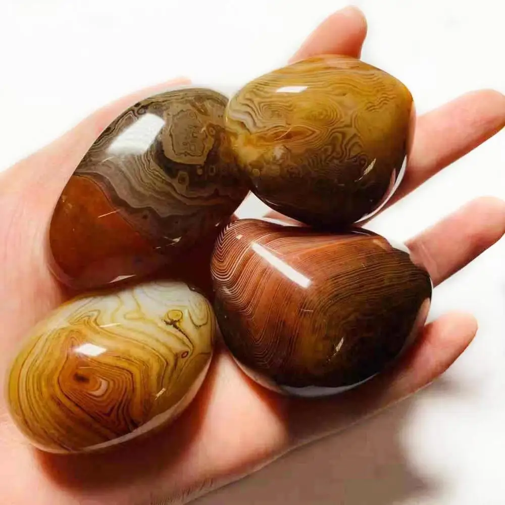 Hot Sale High Quality Natural Gem Crystal Polished Red Carnrlian Agate Quartz Palm Stone Crystals Healing Stones