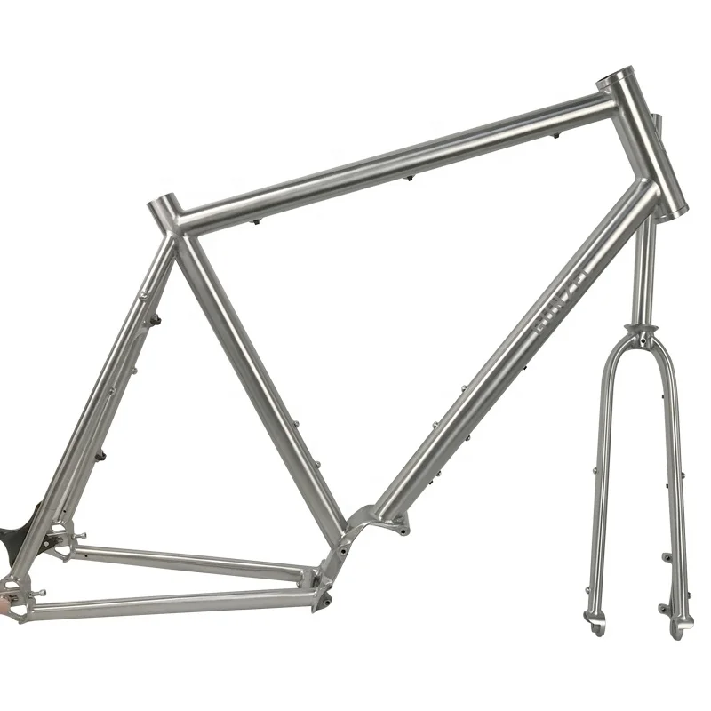 Gravel titanium pinion bike frame for pinion P1.18 Gearbox system