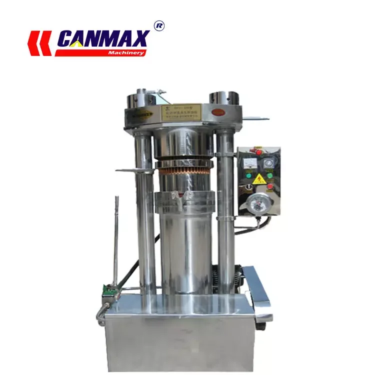 Canmax Manufacturer Herble Cake Return 500Kg/H Must Cold With Wooden Hydraulic Oil Press Machine
