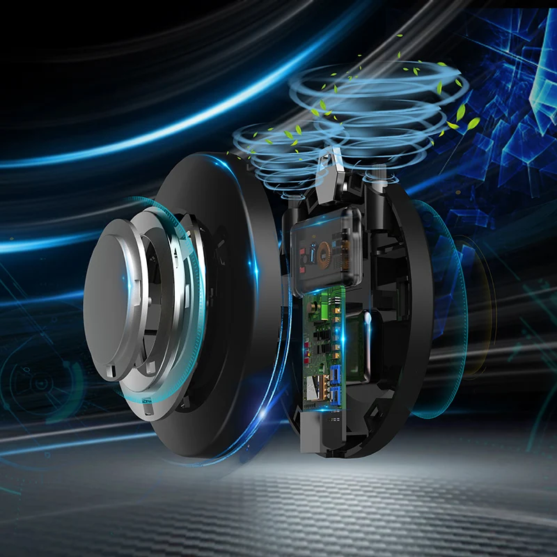 Rechargeable Negative Ion Wearable Personal Necklace Air Purifier