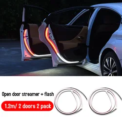 car  door anti collision decorative interior  lights new cold light car door open strobe warning light